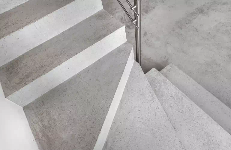 schody z mikrocementu